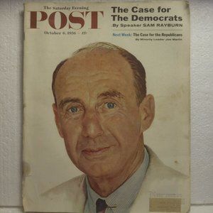 Vintage Saturday Evening Post October 6 1956
